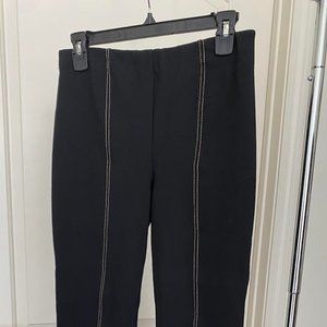 The Essential Crop Flare Pants by Anthropologie -- Black -- XS